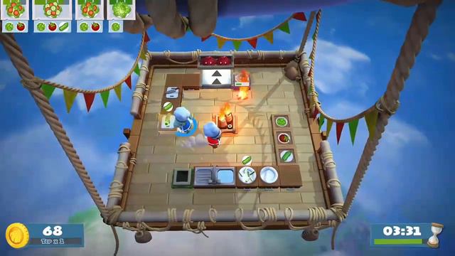 I Guess This is the Deal with Airline Food - Overcooked 2