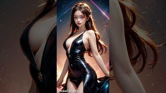 4K Ai Lookbook Space Background UnrealGrafix