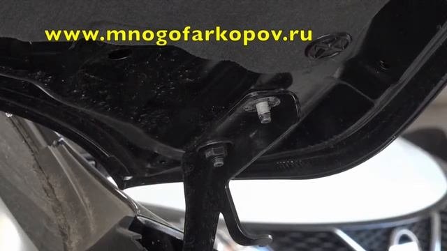 Амортизатор упор капота на Nissan Pathfinder KU-NI-PT52-00 обзор установка