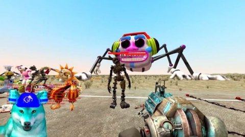 ВСЕ МУЛЬТЯШНЫЕ КОТЫ ПРОТИВ ВСЕХ ФНАФ 9 АНИМАТРОНИКОВ В ГАРРИС МОД! Garry’s Mod