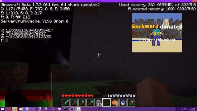 KilloCrazyMan reaches the Far Lands! ? (Minecraft History)