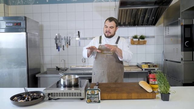 Морепродукты с нежным сырным соусом горгонзола. Рецепт от шеф-повара.