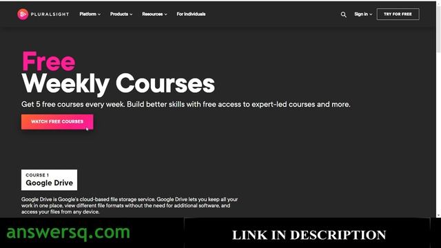 Pluralsight Free Courses | Get 5 Free Courses Every Week | Pluralsight Free Weekly Courses
