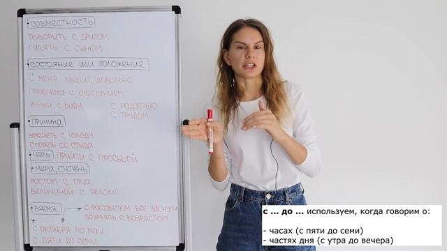 Предлоги С и СО || Предлоги