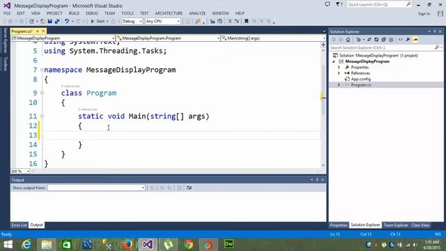 SESSION NO 1 HOW TO USE CONSOLE WRITE AND WRITELINE METHODS IN C# CONSOLE APPLICATION