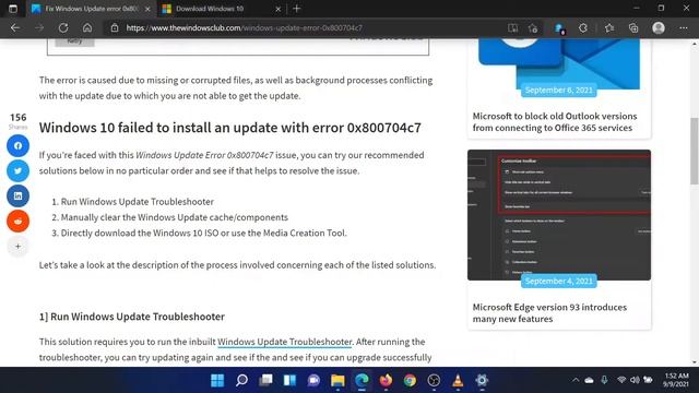 Fix Windows Update error 0x800704c7 on Windows