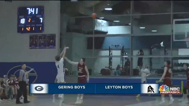 Gering vs Leyton Boys Basketball Highlights