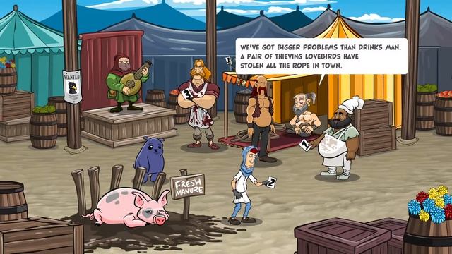 Ballads of Reemus, When the Bed Bites: The MarketPlace Cutscene + Satire Ballad Character Songs