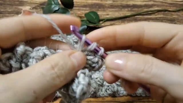 УЗОР "ШИШЕЧКИ" крючком. МК./Pattern "BUMPS" crocheted.