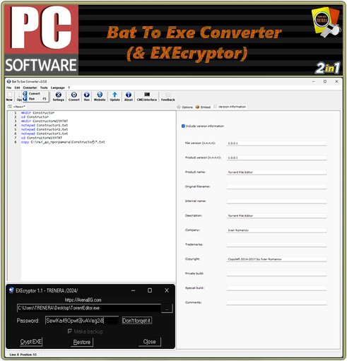 Bat To Exe Converter (& EXEcryptor)