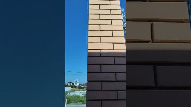 кладка кирпича колонны на крылечке