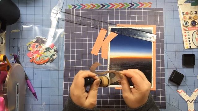 Scrapbooking Process Video: Beautiful Sky