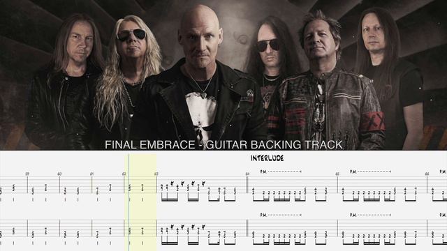 PRIMAL FEAR - Final Embrace [GUITAR BACKING TRACK + TAB]