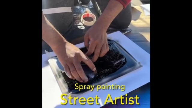 The Coliseum painting on a Apple MacBook Laptop, Spray Painting, Street Artists, Artwork