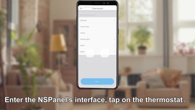How To Set Up the Thermostat Function on SONOFF NSPanel?