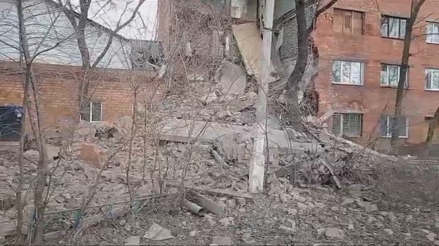 В Хакасии рухнуло общежитие в городе Черногорске