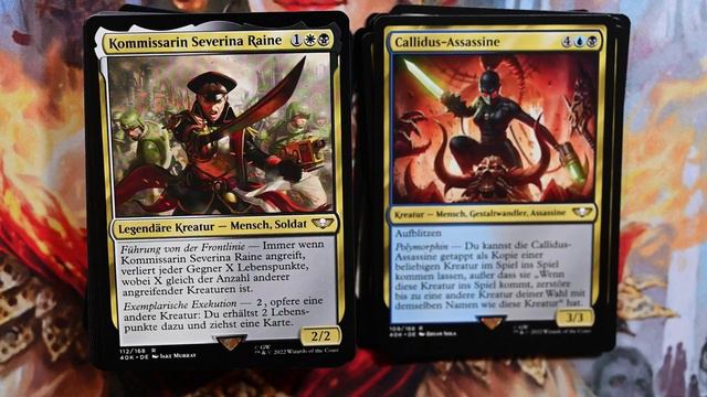 Unboxing - Magic the Gathering Warhammer 40K Commander Streitkräfte des Imperiums deutsch