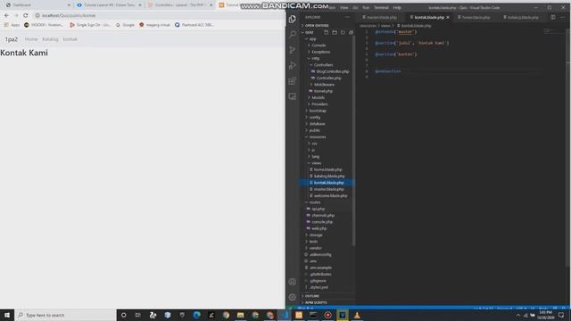 Tutorial Sistem Blade Katalog Sepatu MVC Laravel Part3