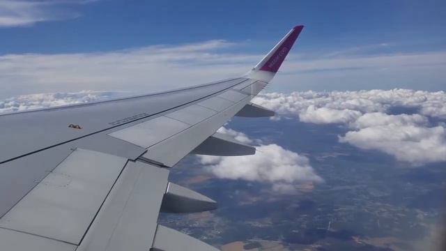 Wizz Air Airbus A320 Beautiful Weather Kiev to Tallinn