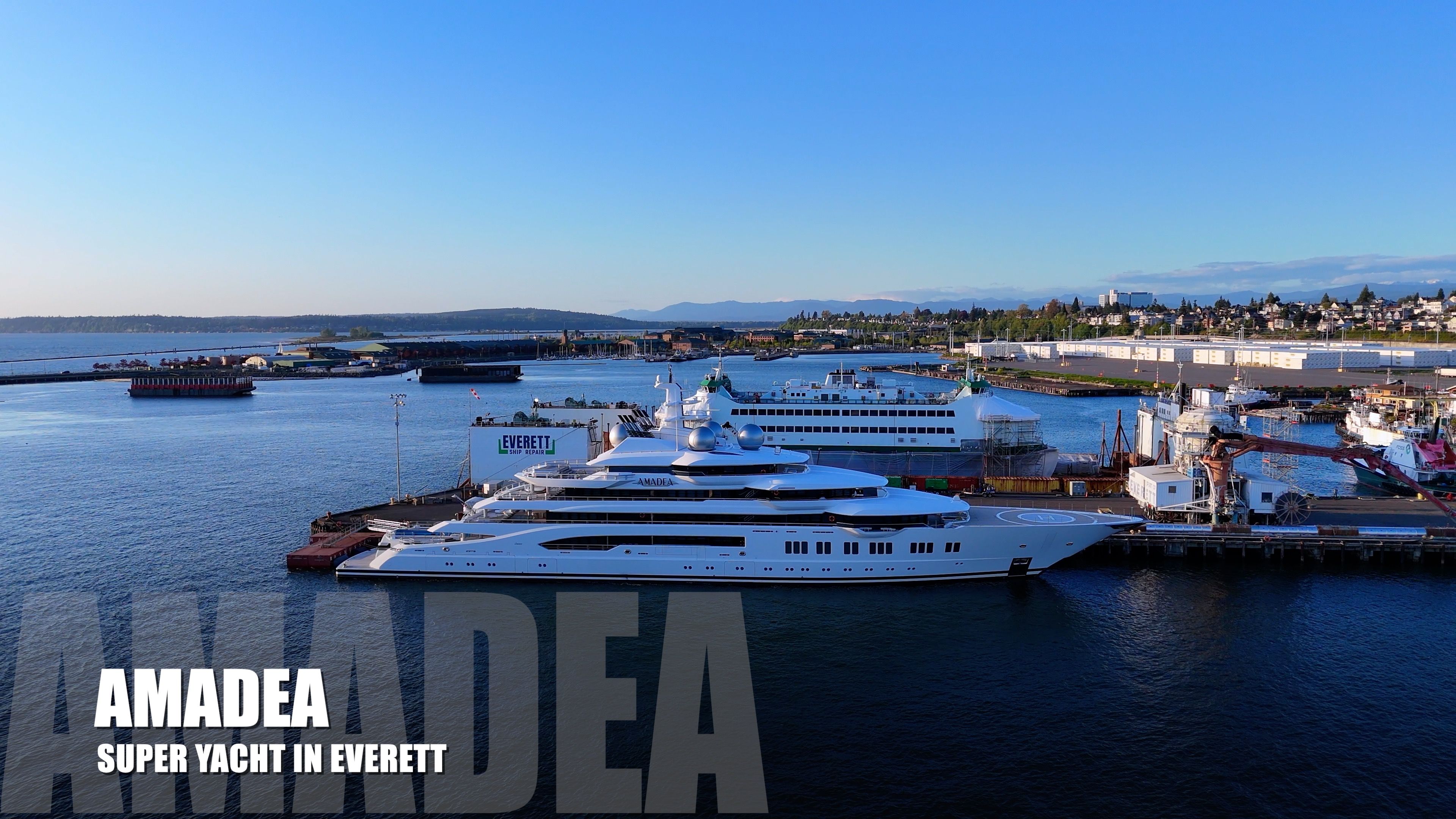 Мега-яхта Amadea: Экстерьерный тур | Конфискованное судно российского миллиардера