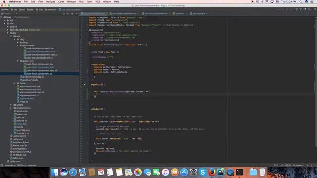 Build blog with Angular 2 Loopback MongoDb Part 5  - Form Edit blog post