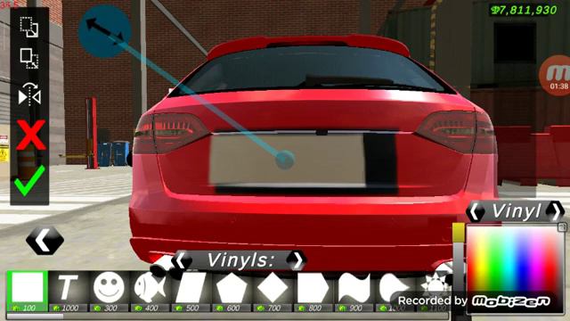 Как сделать номера на машину в игре car parking