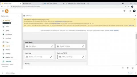 How to Make Sarkari Jobs Website in Blogger Free | Sarkari Result jobs website kaise banaye (Hindi)