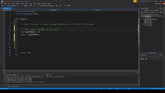 C++ Tutorial #7 - Switch/Case, Ternary Operator