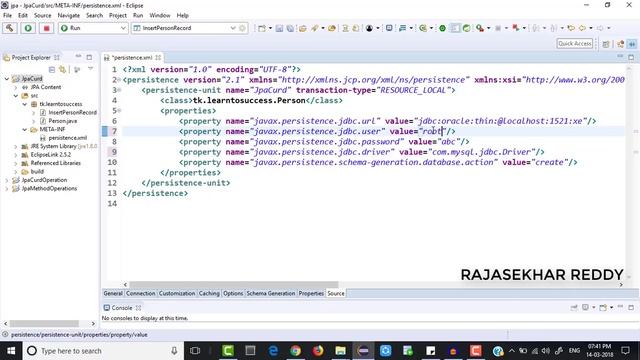 JPA CURD Example in mysql databases