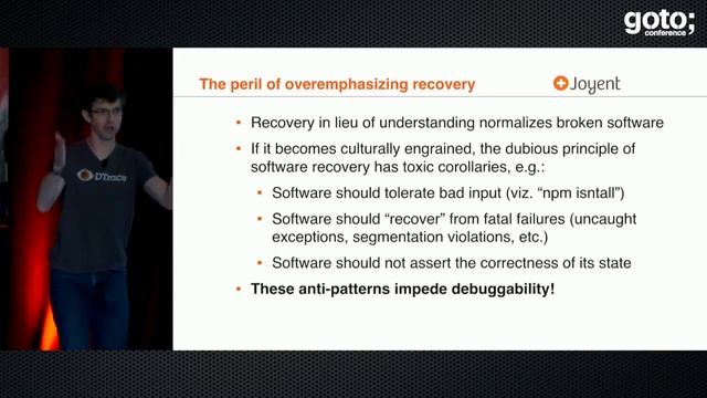 What you should do when the code throws an exception?