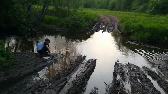Кастер после рыбалки