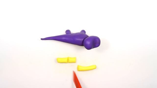 Мастер-класс: Динозавр из полимерной глины FIMO Kids \ Dinosaur- Polymer Clay Tutorial