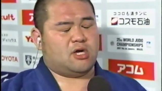 winner-interview World Judo Championship2007(m Open)MUNETA,Yasuyuki