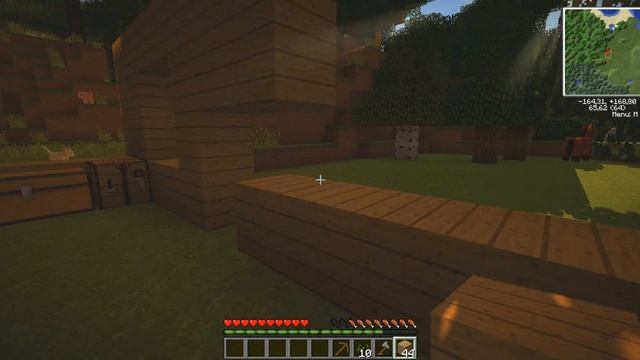 Осенние похождения в Minecraft! #1 (/time set 9000)