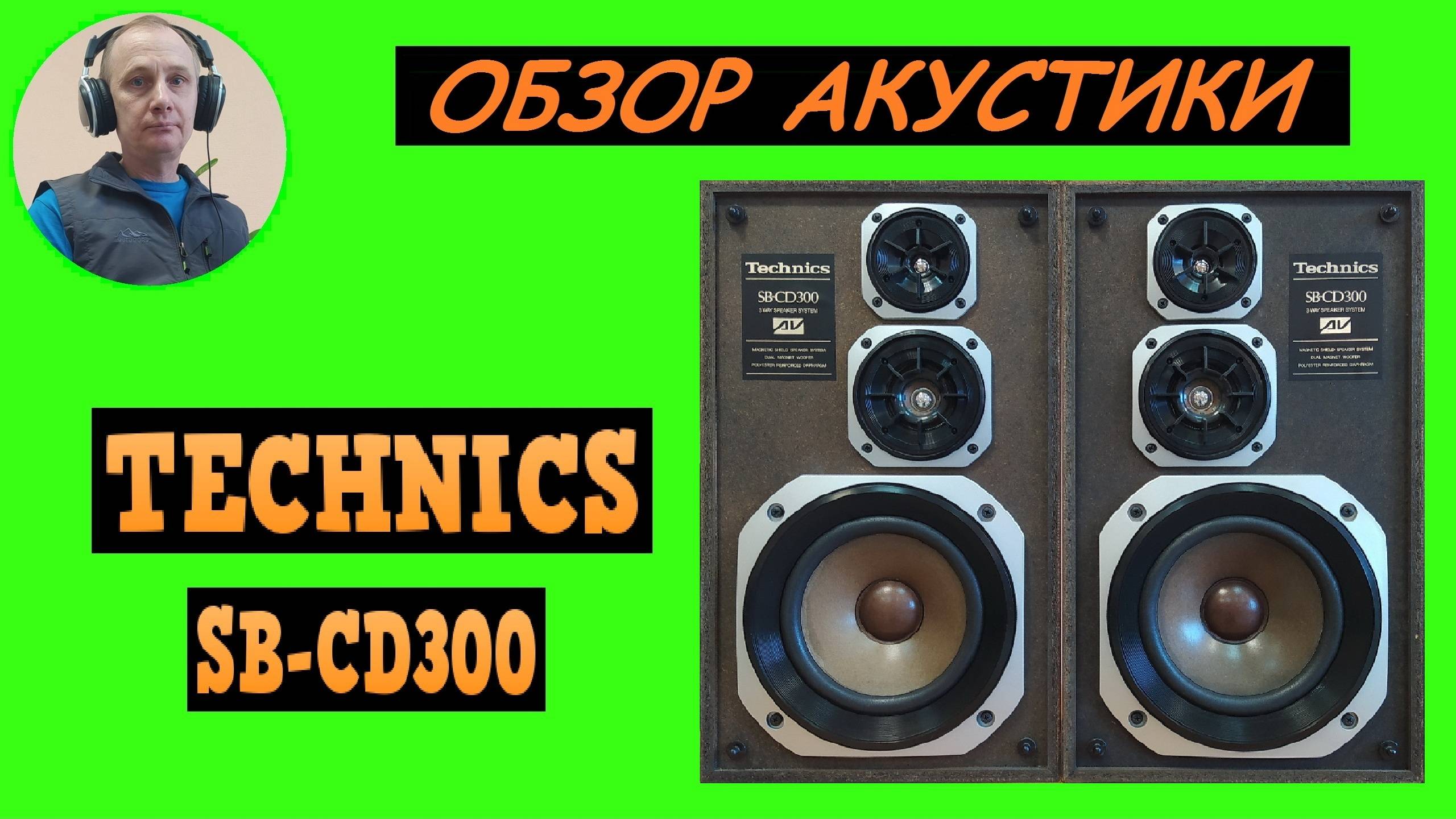 Обзор акустической системы  TECHNICS SB-CD300