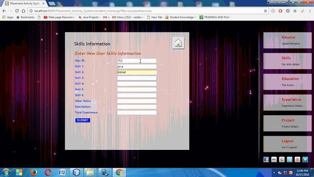 Placement Activity System Java Project