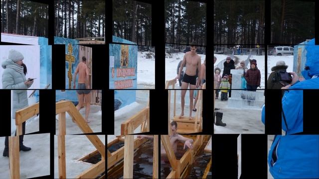 Крещенские купания в проруби в г. Чайковский
