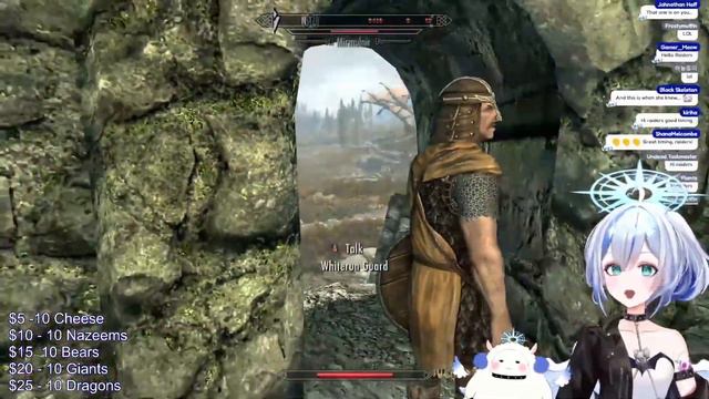 Amano Serafi Skyrim, but she says "dragon" 10 dragons spawn