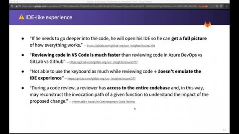UX Showcase: Code Reviews