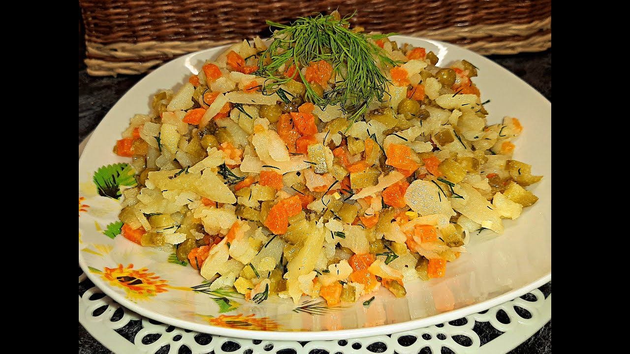 Салат постный