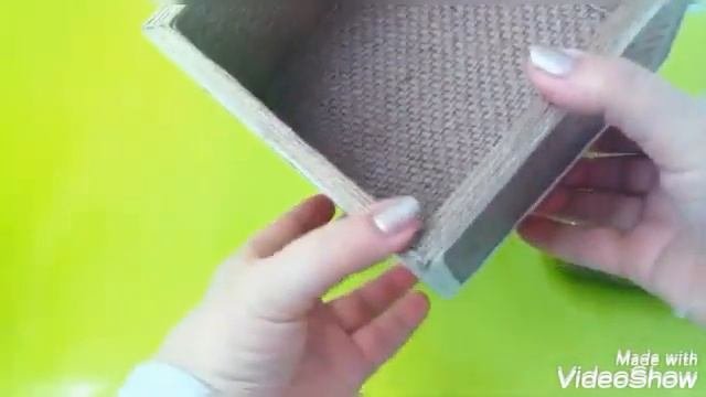 Вот что можно сделать из мешковины джута и картона.