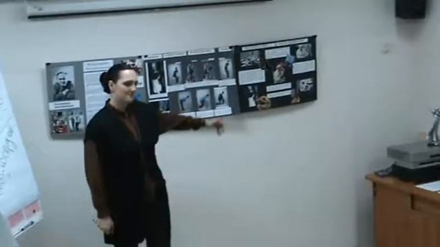 07.  Метод Фельденкрайза. Открытый урок в школе риторики. Взаимодействие с сопротивлением. 2012 год