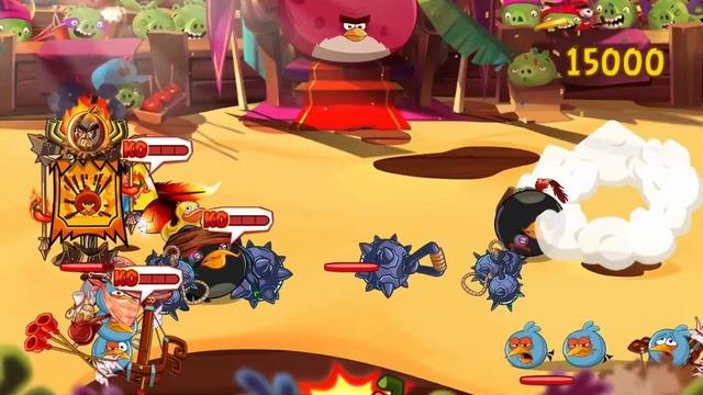 Angry Birds Epic. Gran Golpe Crítico De Los Blues!!!