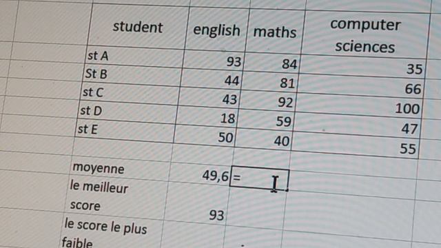 Excel 2010 création et gestion des noms
