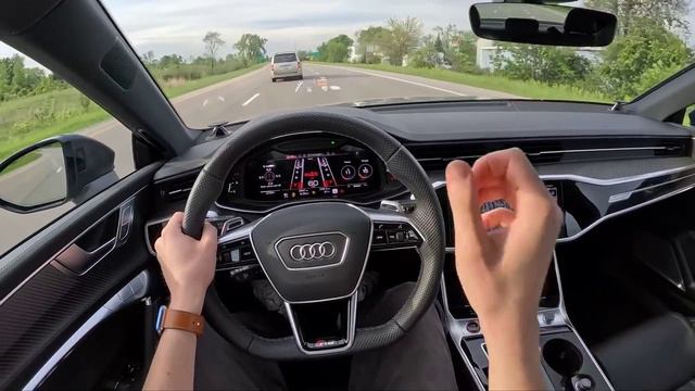 2024 Audi RS7 Performance - POV тест-драйв
