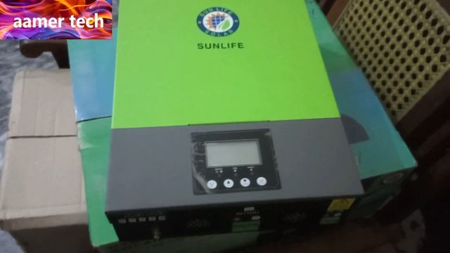 sunlife solar inverter unboxing & load test ii aamer tech