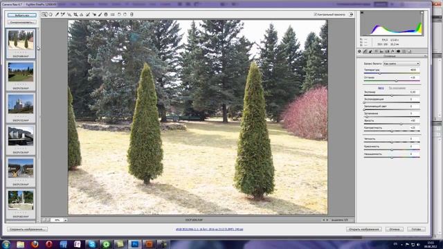 Пакетная обработка в Camera Raw