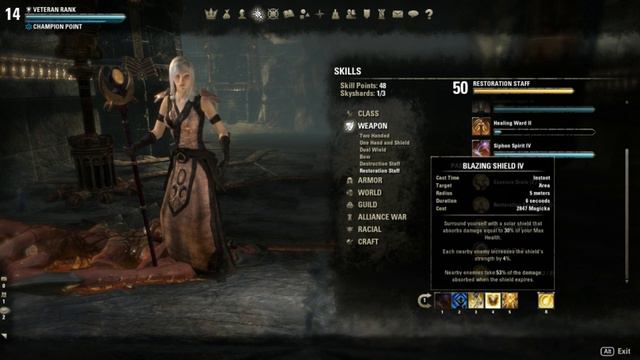 ESO Veteran Templar build for soloing dungeons 1.6