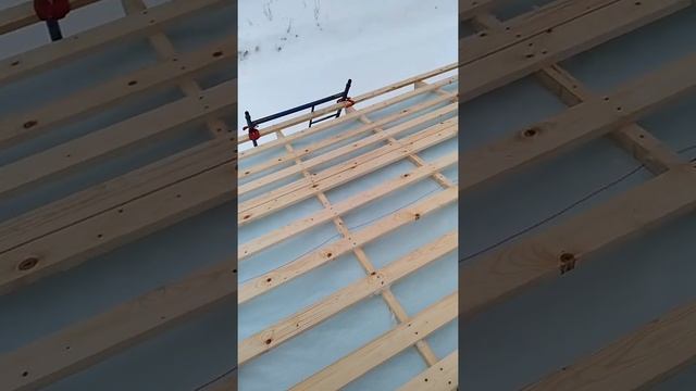 Финский каркасный дом в Карелии. Прогулка по стройке.