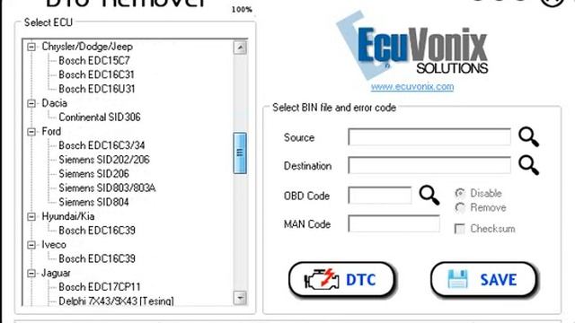 DTC remover 1.8.8.5 - Как самому отключить ошибки в ECU